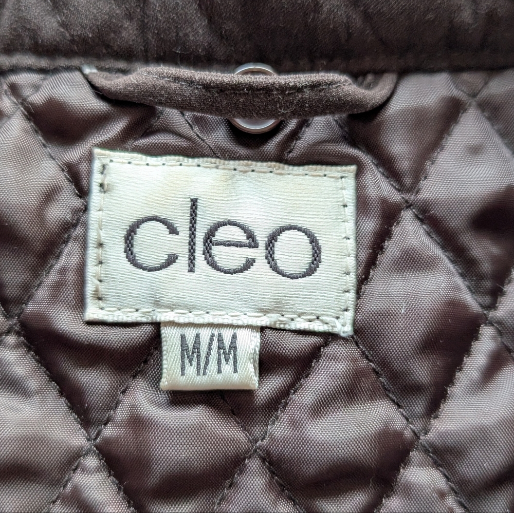 Vintage Cleo Quilted Brown Vest - Picture 6 of 8